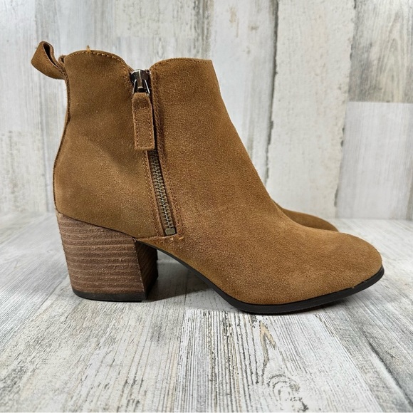 Blondo Women's Siena Boot Waterproof Block Heel Black Leather Zip Bootie #1288 - Picture 8 of 14